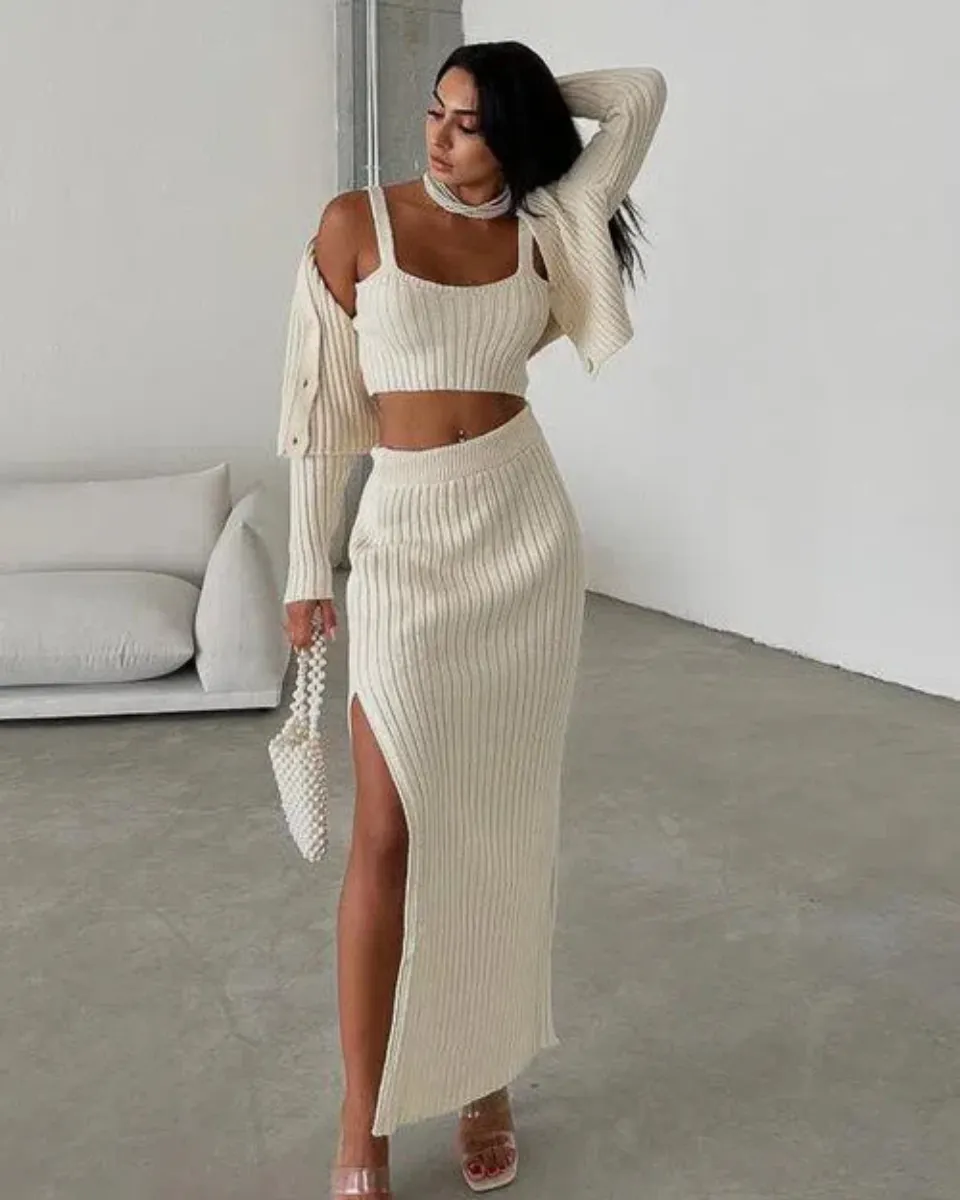 Antonia – Three-piece – Knit set