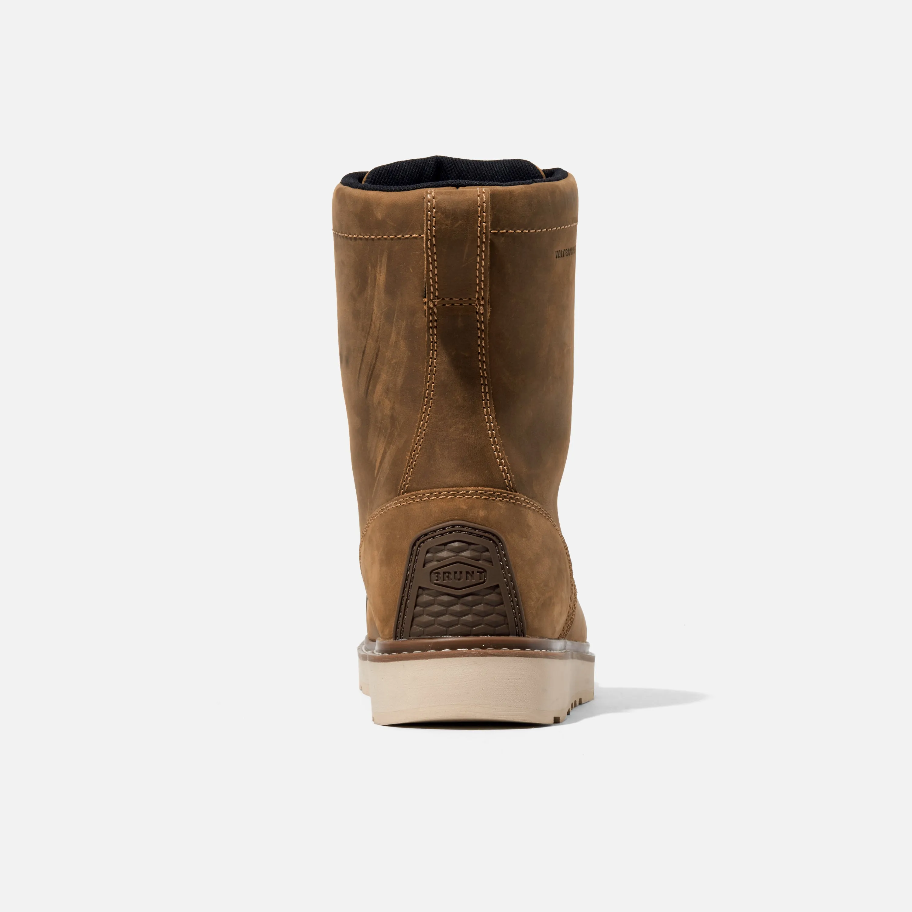 'Brunt' Men's 8" The Marin Brunt Toe EH WP Comp Toe - Brown