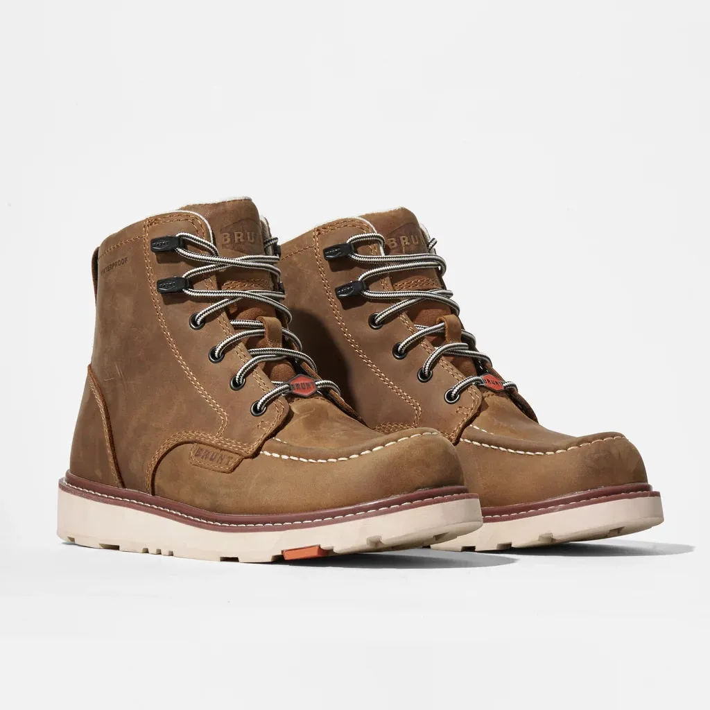 'Brunt' Women's 6" The Marin EH WP Soft Toe - Brown