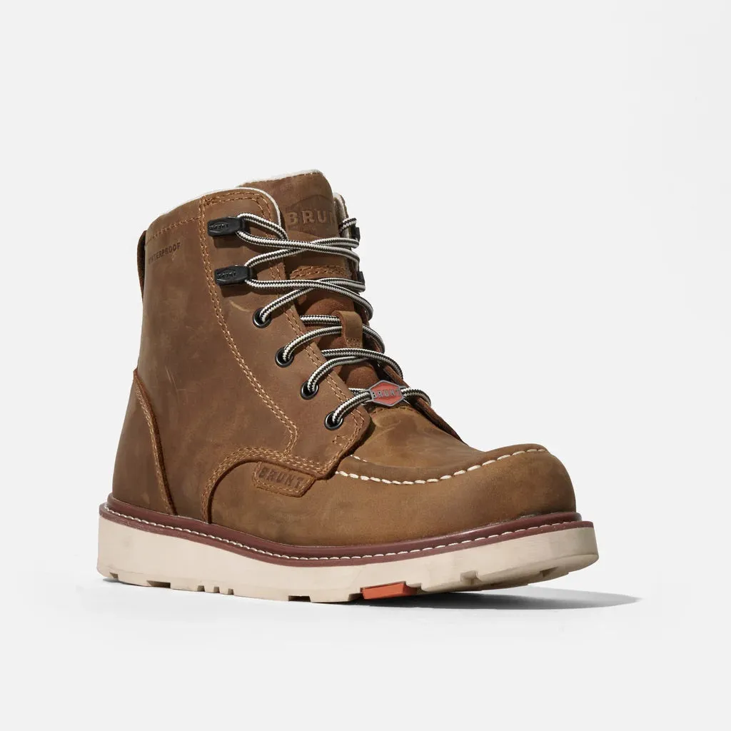 'Brunt' Women's 6" The Marin EH WP Soft Toe - Brown