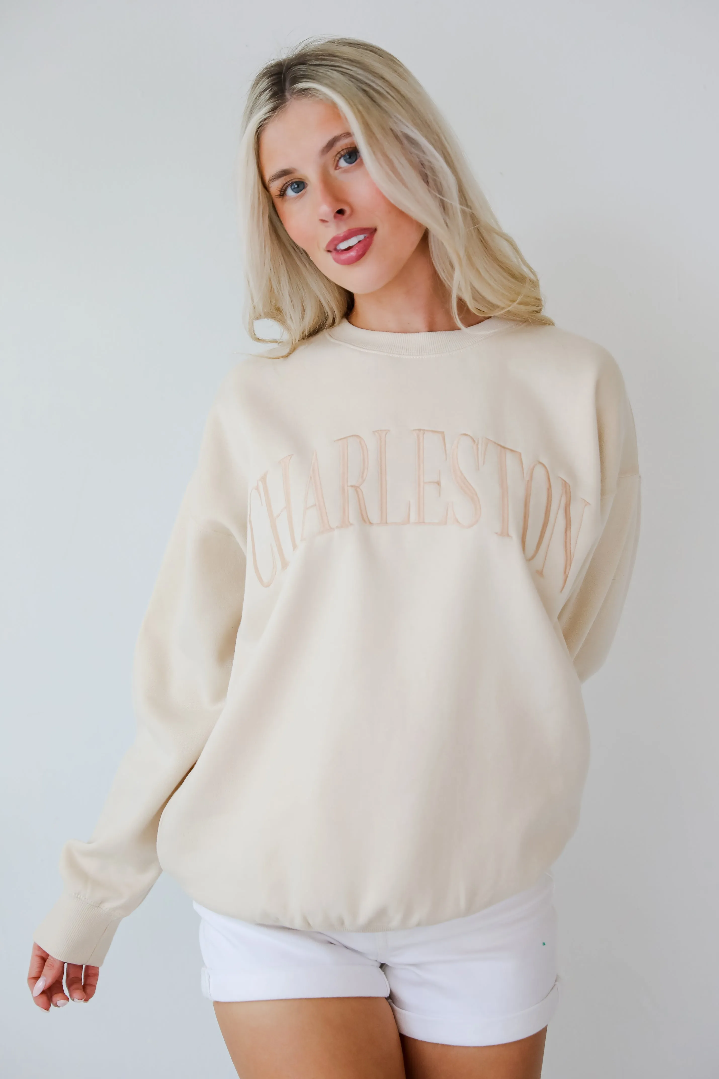Charleston Embroidered Sweatshirt