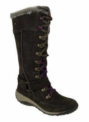 Cushe Women's Allpine Tundra Fleece Lined Winter Boots Brown Purple Size 6