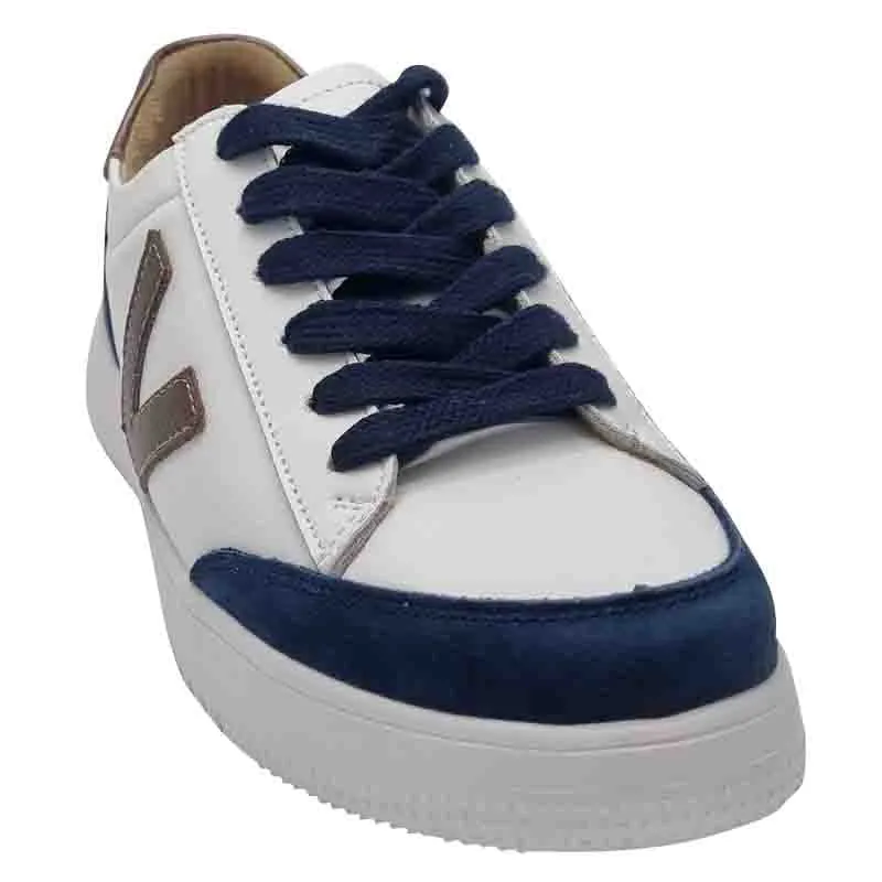 Drilleys Womens Navy Combo Fashion Trainer - Eighty One