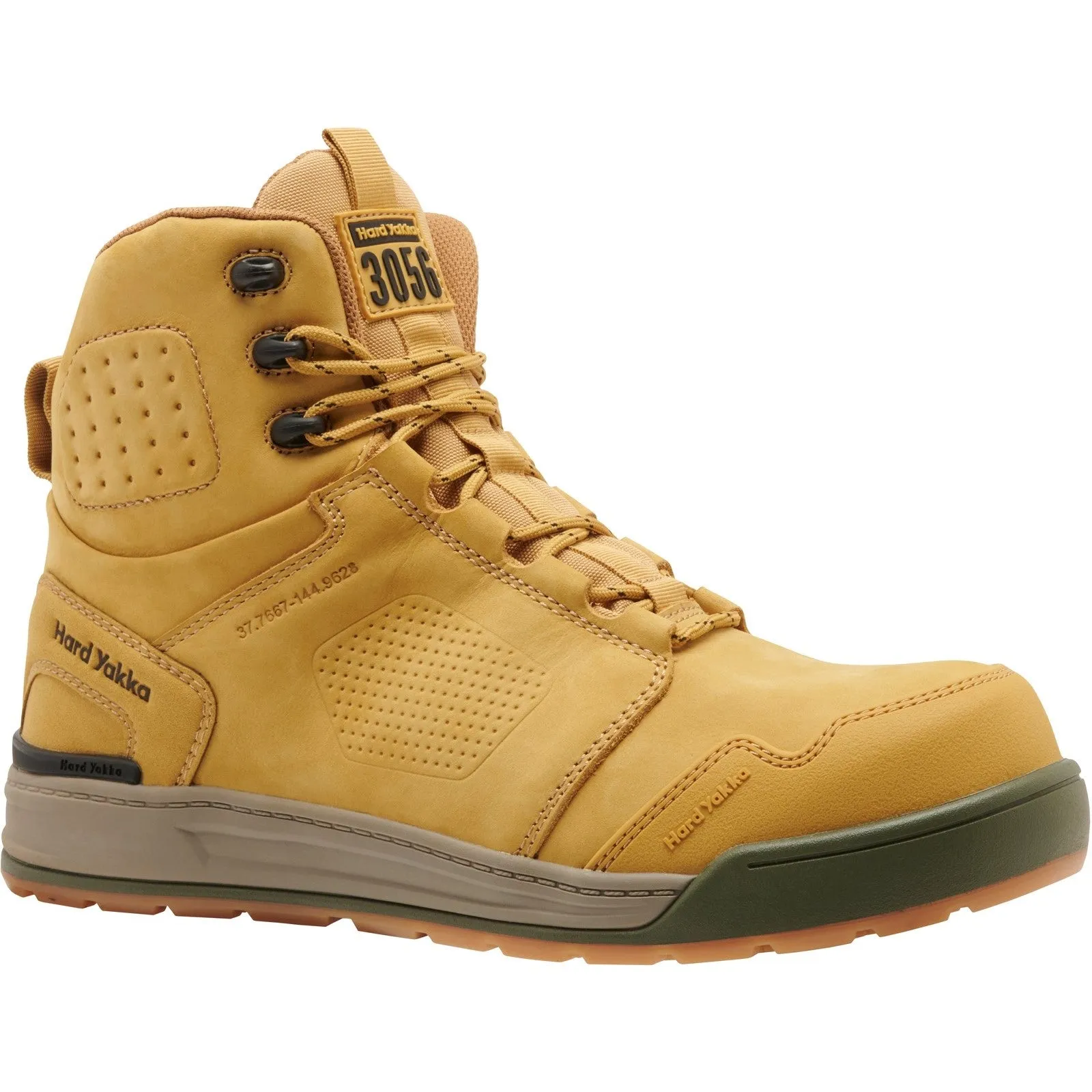 Hard Yakka 3056 Waterproof S7 Work Boots - Wheat