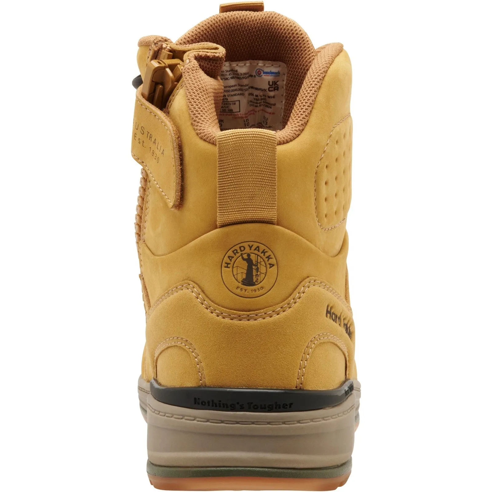 Hard Yakka 3056 Waterproof S7 Work Boots - Wheat