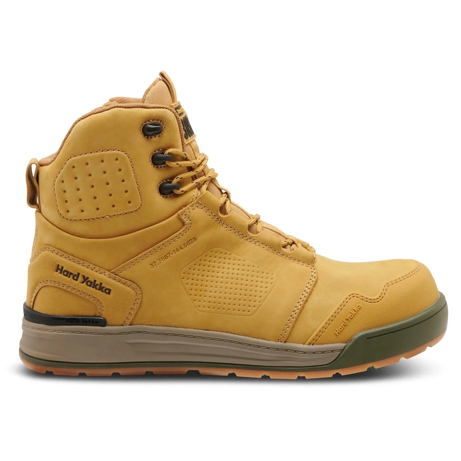 Hard Yakka 3056 Waterproof S7 Work Boots - Wheat