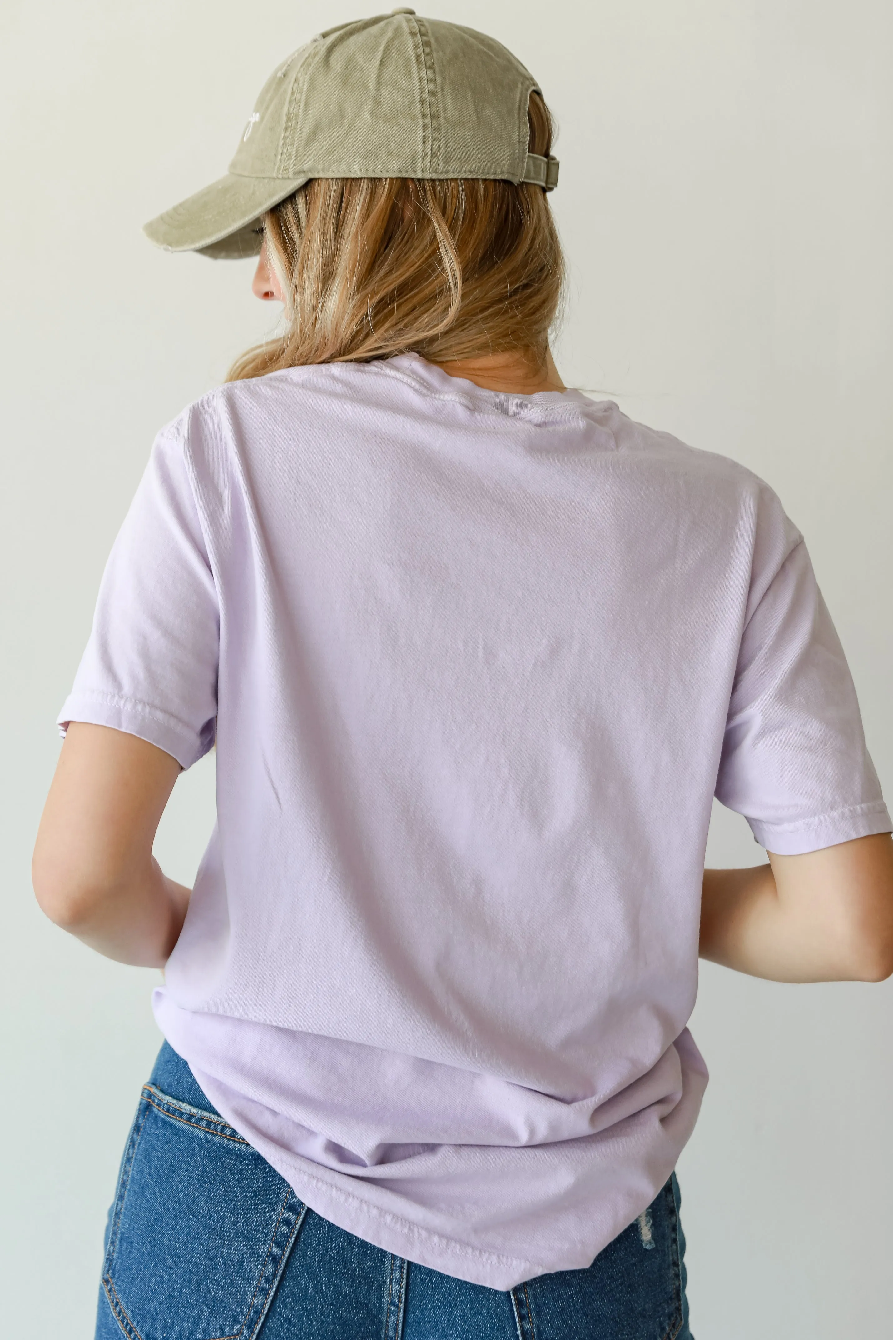 Lavender Dahlonega Georgia Block Letter Tee