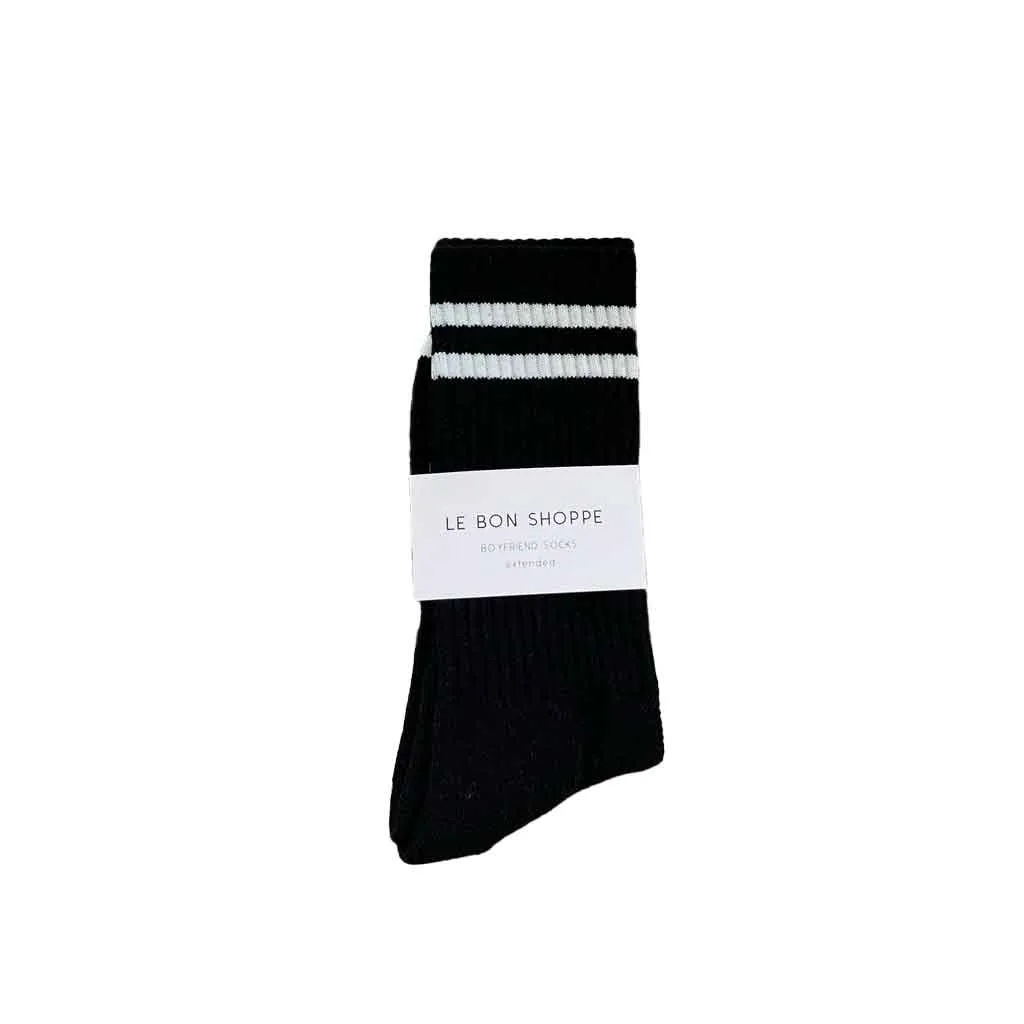 LBS Extended Boyfriend Socks Noir