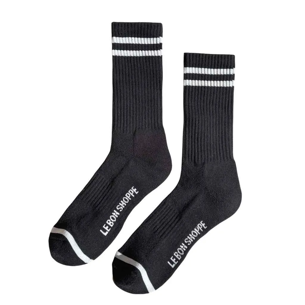 LBS Extended Boyfriend Socks Noir