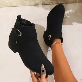 Luxury Orthopedic Buckle Strap Boots