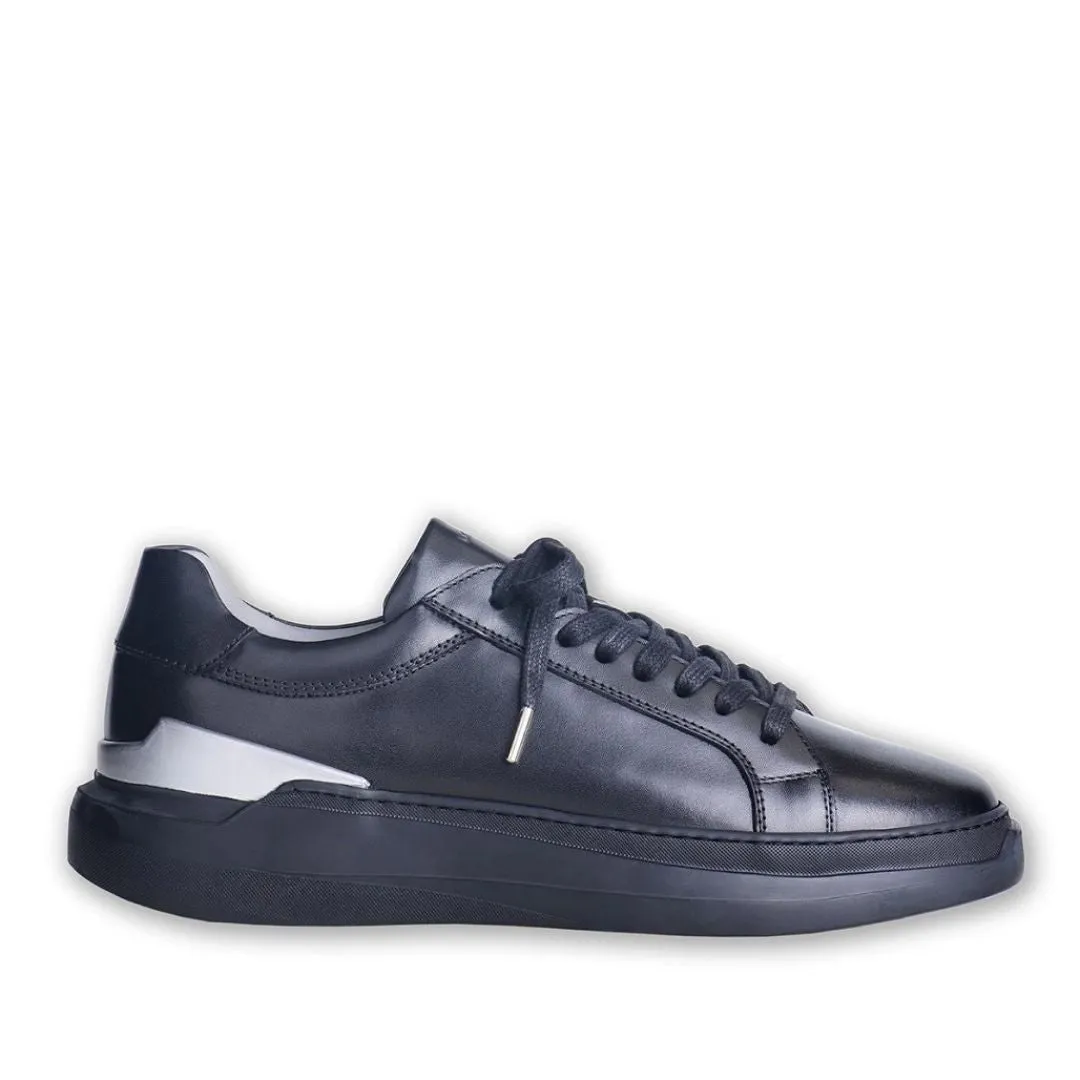 Madasat Black Genuine Leather Sneaker shoes - 868 |