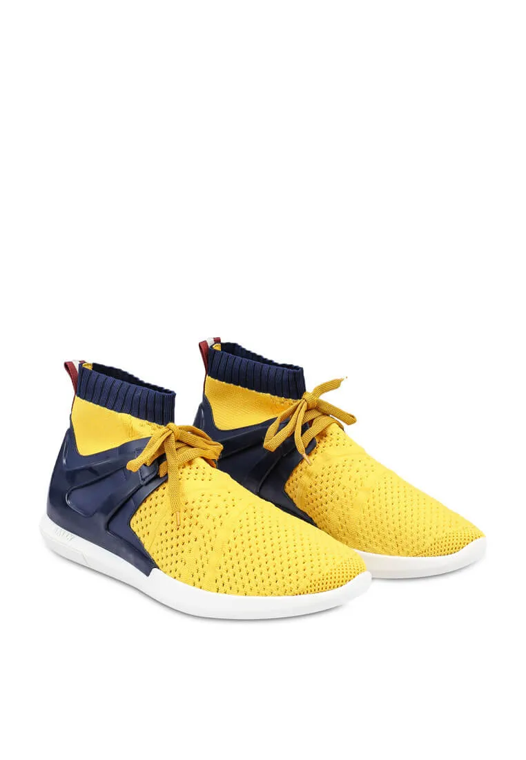 NEW Bally Avallo Men's Kodak Leather & Fabric Sneakers US 8.5 MSRP $550