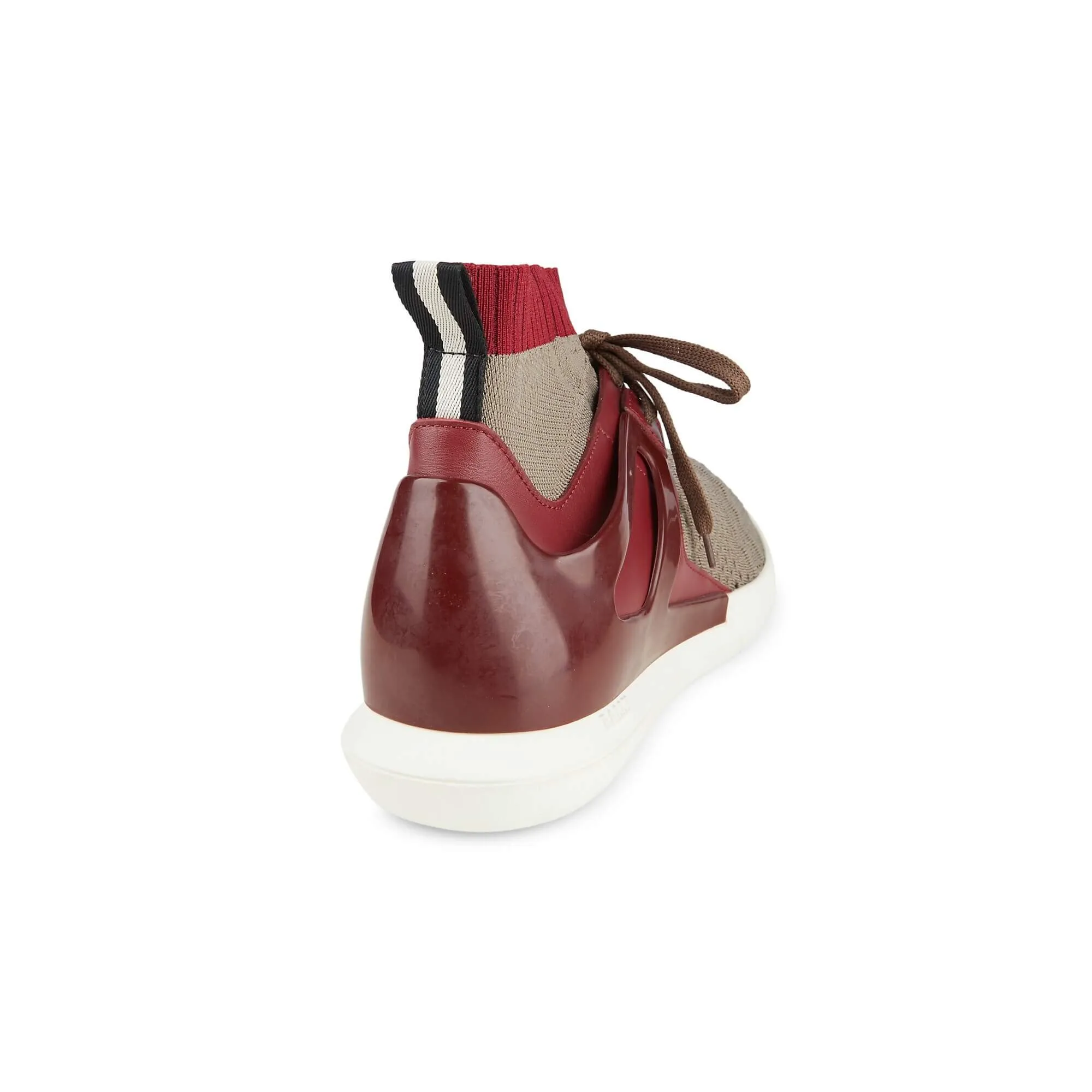NEW Bally Avallo Men's Snuff Leather & Fabric Sneakers US 12 MSRP $550