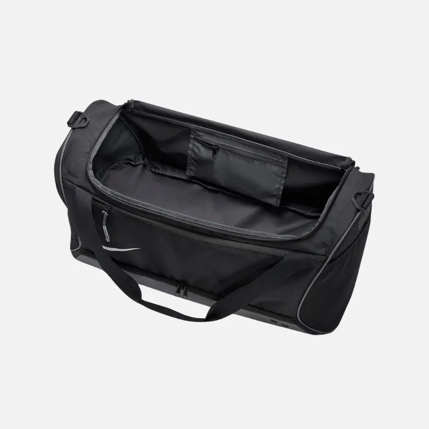 Nike Hoops Elite Duffel Bag (57L) -Black/Iron Grey/Metallic Silver