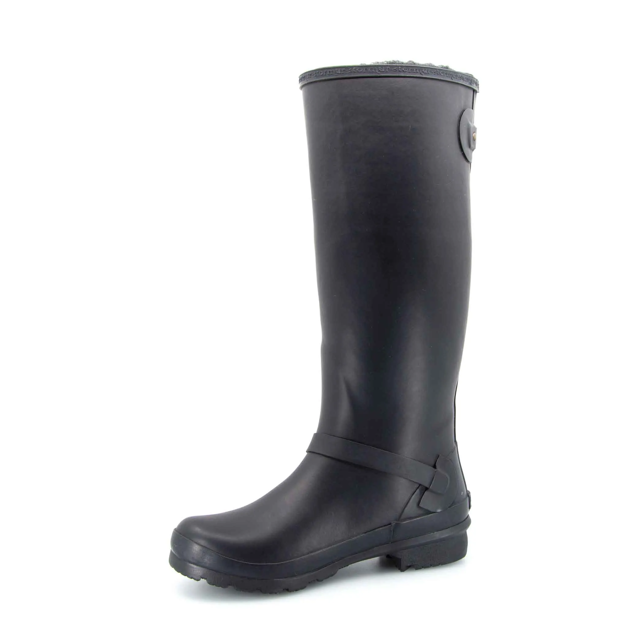 Original Fleeced Tall Gumboots Rustic Black
