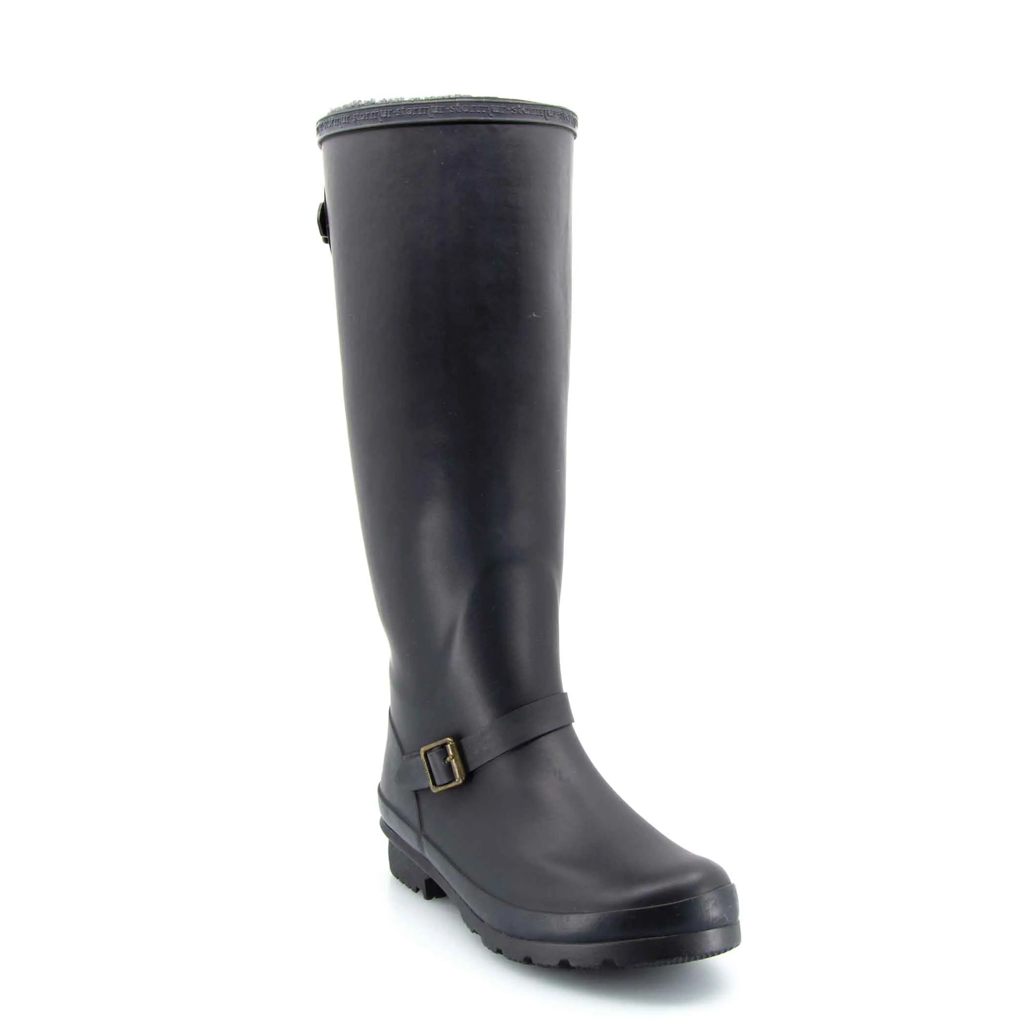 Original Fleeced Tall Gumboots Rustic Black