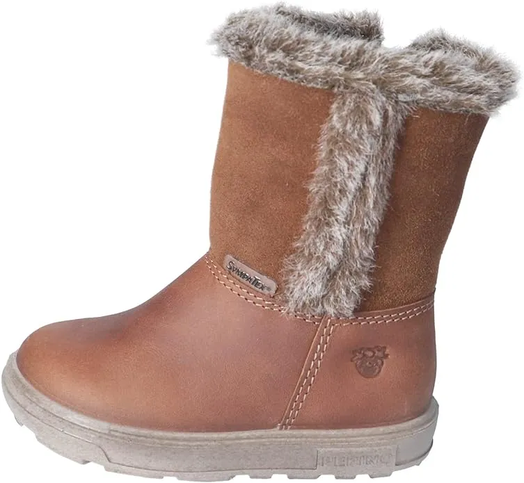 Ricosta Usky Brown Nugat Suede/leather Warm Waterproof Boots