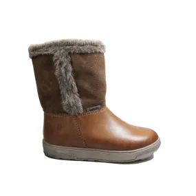 Ricosta Usky Brown Nugat Suede/leather Warm Waterproof Boots
