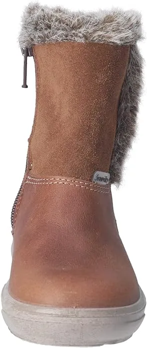 Ricosta Usky Brown Nugat Suede/leather Warm Waterproof Boots