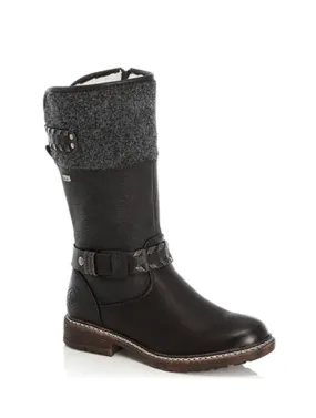 Rieker 94779-00 Mid-Calf Boot in Black