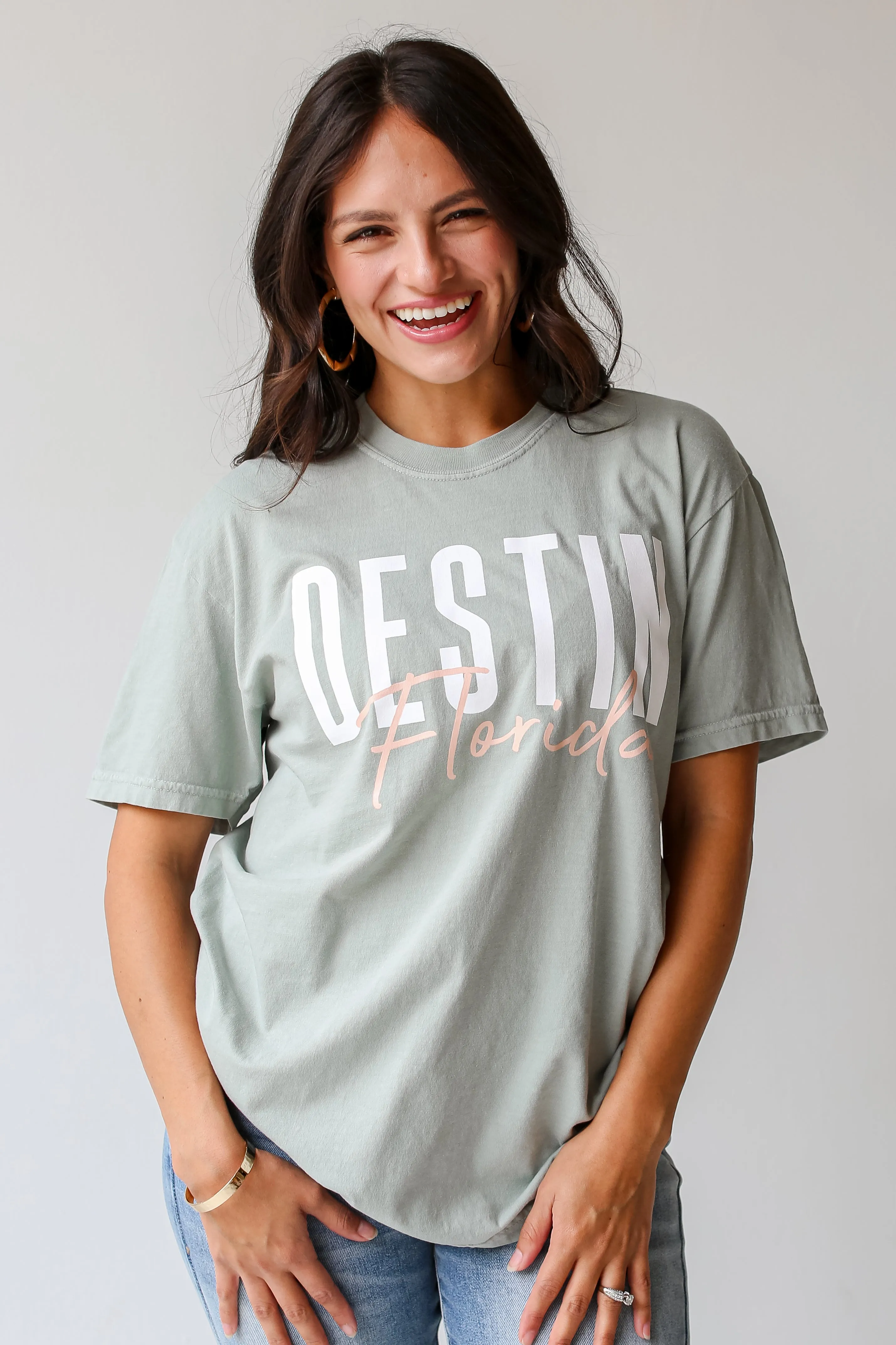 Sage Destin Florida Script Tee