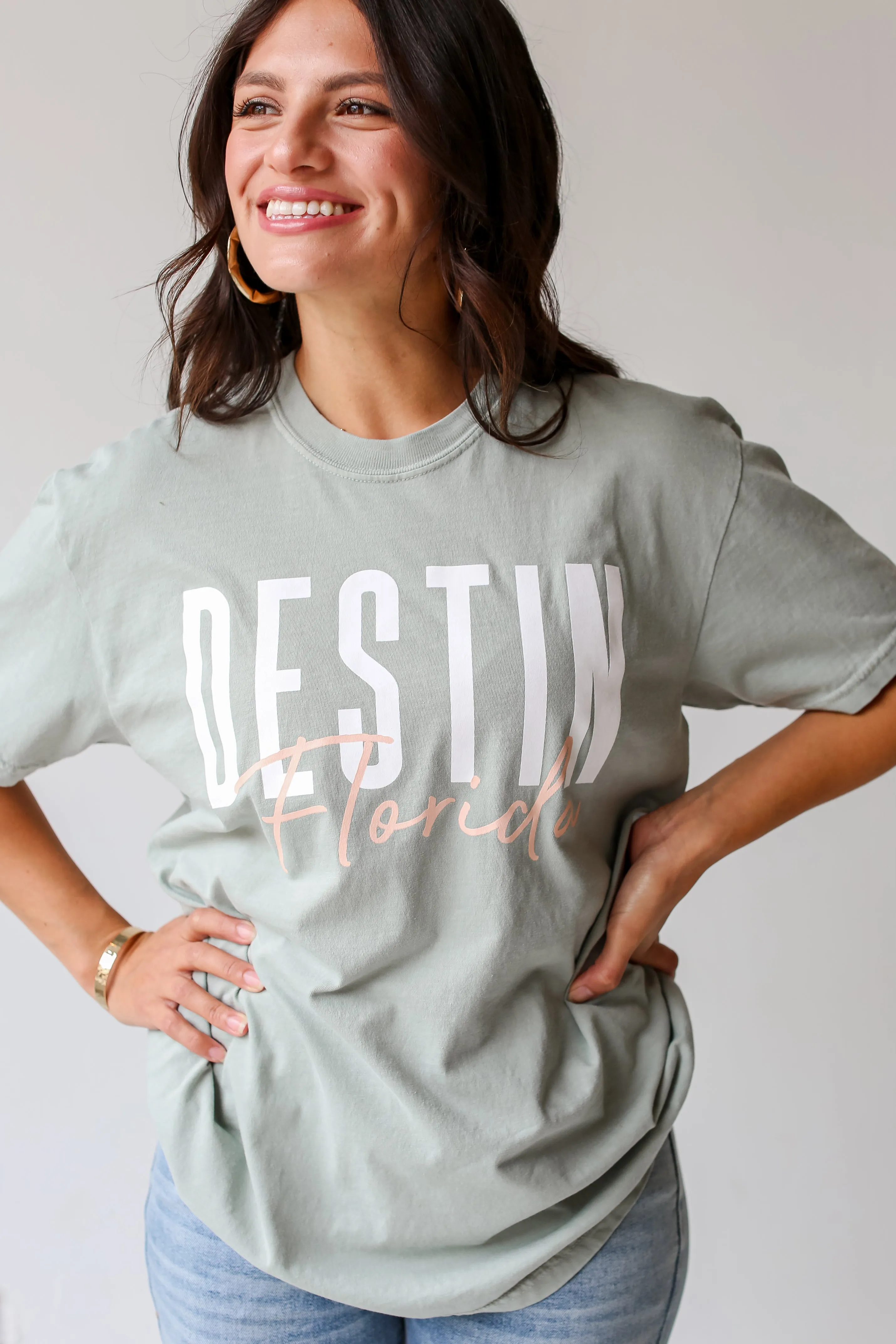 Sage Destin Florida Script Tee