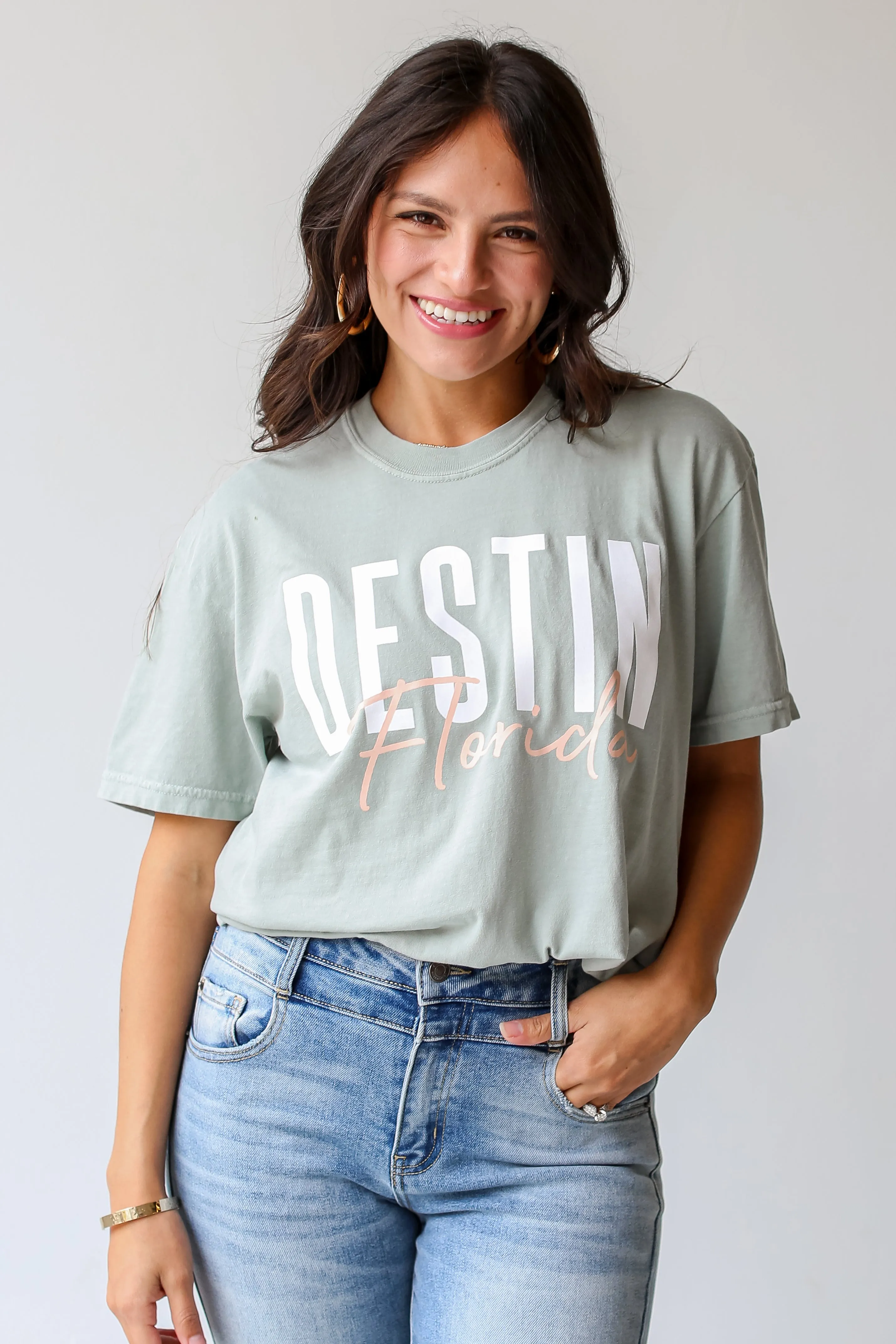 Sage Destin Florida Script Tee
