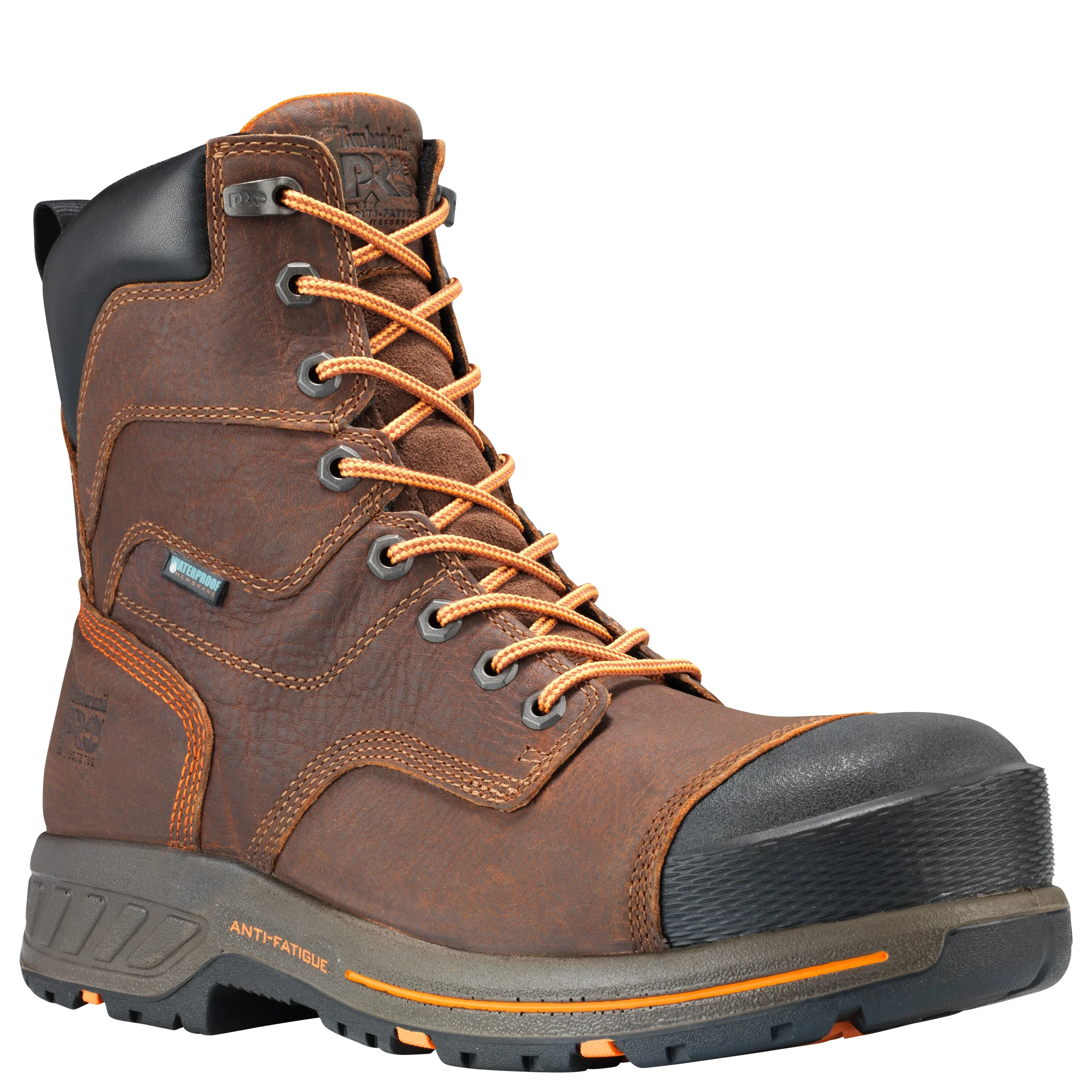 'Timberland Pro' Men's 8" Helix HD WP Comp Toe - Brown / Black