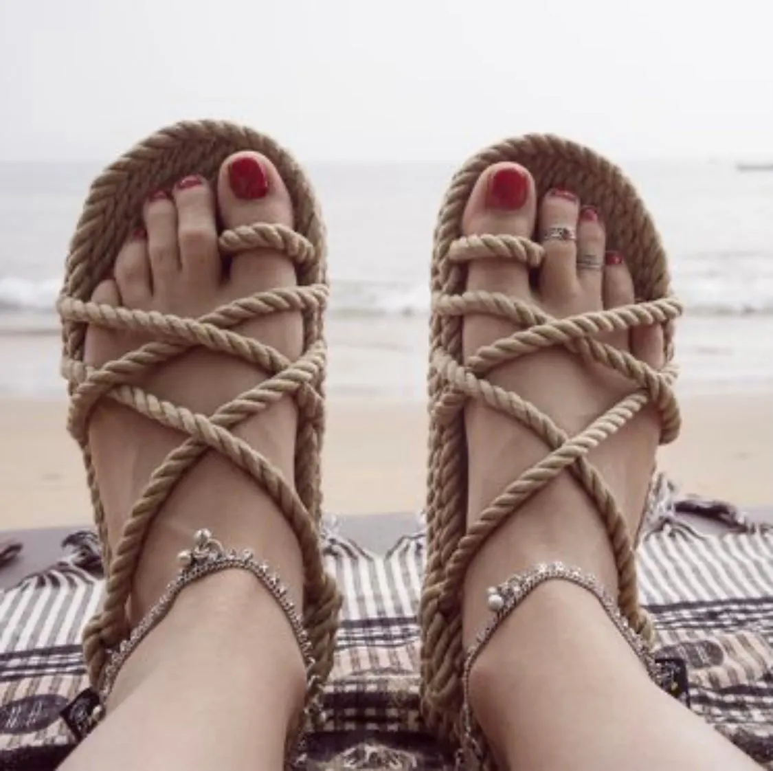 Toe Joe Sandal with Vibram sole- Camel