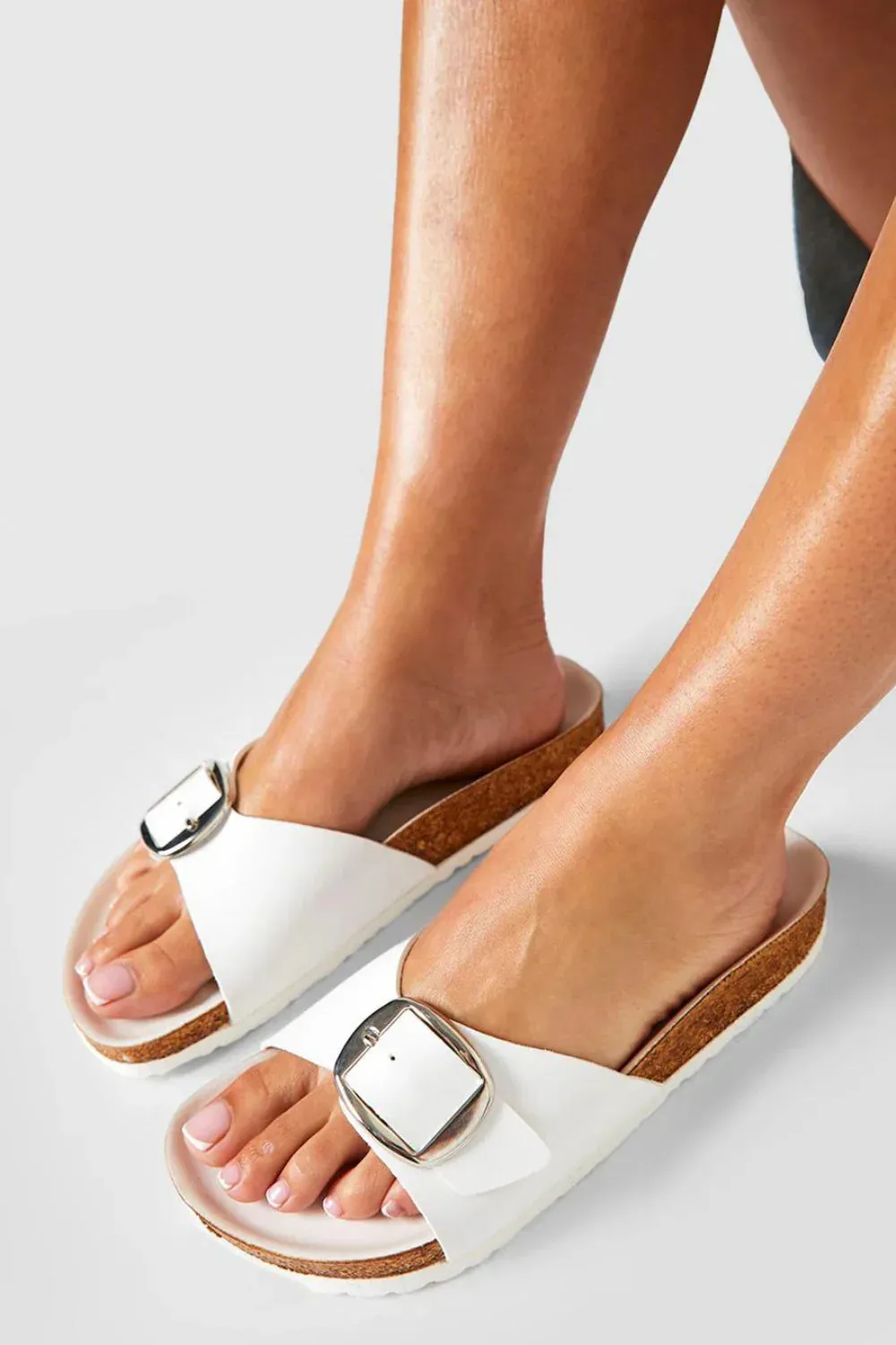 Wide Fit Buckle Sandal