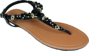 women's coral sandal black (style #603) Case of 18